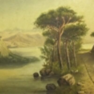 Frederic Edwin Church 1826-1900 OMr. And Mrs. Walker (pair of paintings)