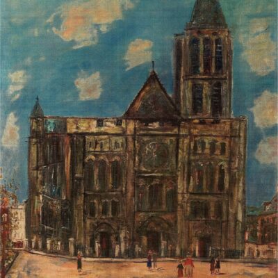 Maurice Utrillo 1883-1995 French “La basilique de saint-denis”