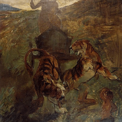 Henri de Toulouse-Lautrec (1864-1901)  “Allégorie. Le printemps de la vie” –