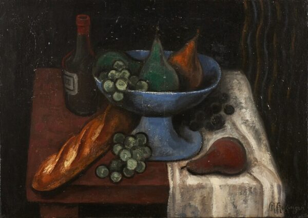Jean Metzinger 1884-1956 French “Nature morte a la doupe de fruits”