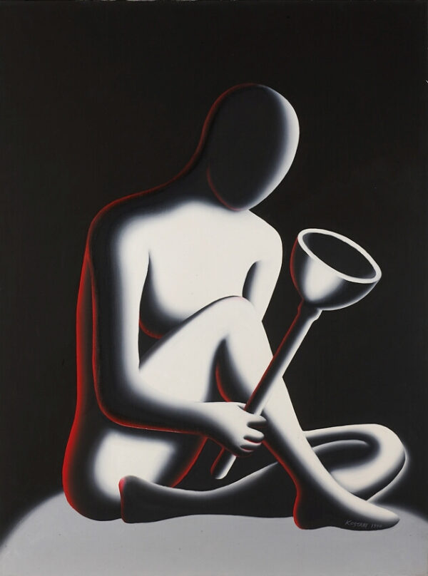 MARK KOSTABI (1960- , American) 48 x 36