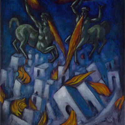 Roberto Barni (Italian, b. 1939) ‘Centari Temerari’ 1984
