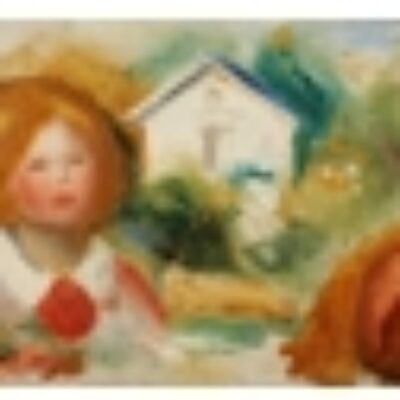PIERRE-AUGUSTE RENOIR (1841-1919) ETUDES: TETES ET MAISONS