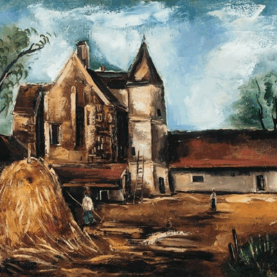 Maurice de Vlaminck Cour de Ferme