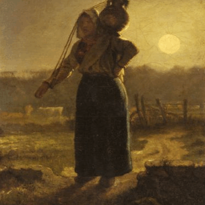 JEAN FRANÇOIS MILLET (FRENCH, 1814-1875) ‘Norman Milkmaid’