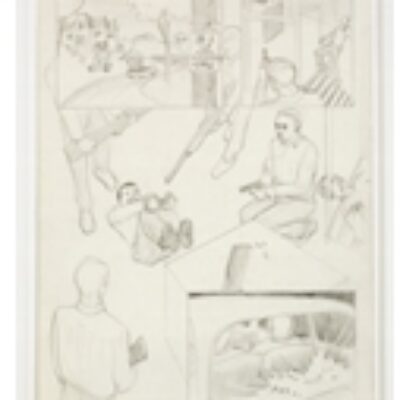 Jim Shaw Dream Drawing (Marni and I were driving…)