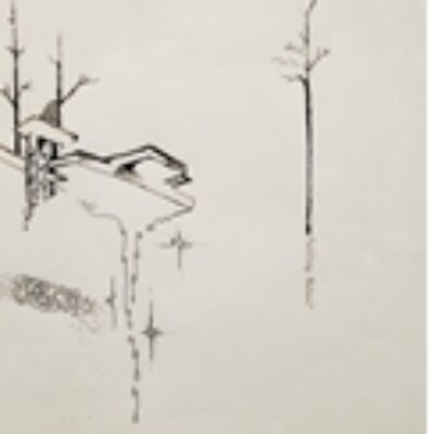 Jeremy Blake The Fourty Million Dollar Beatnik (Falling Water) 2000 Ink on Paper