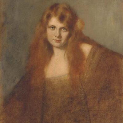 RENE AVIGDOR (French) “Auburn Haired Beauty”