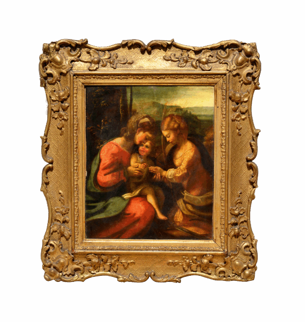 ANTONIO ALLEGRI DA CORREGGIO "The Mystic Marriage of Saint Catherine"