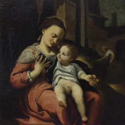 The Madonna of the Basket – Antonio Allegri (Oil on canvas)