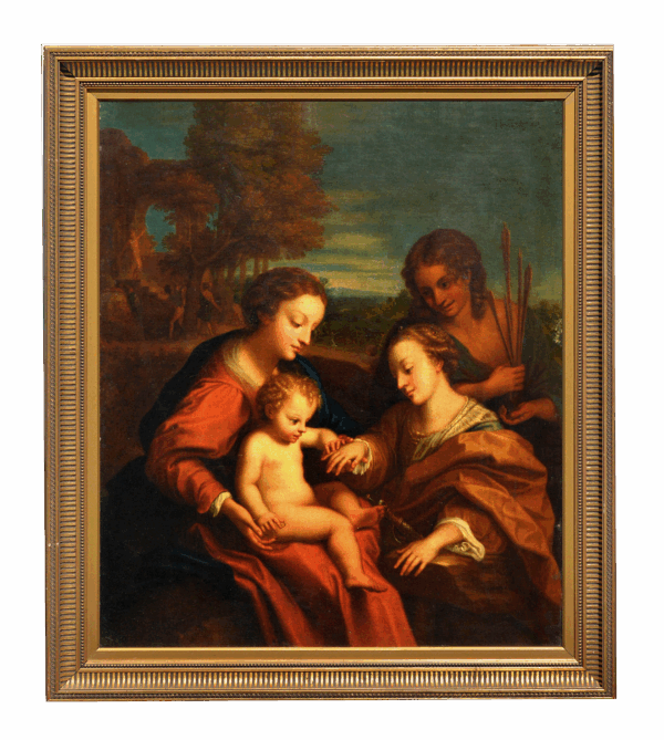 Antonio Allegri da Correggio "The Mystic Marriage of Saint Catherine" 32 x 28