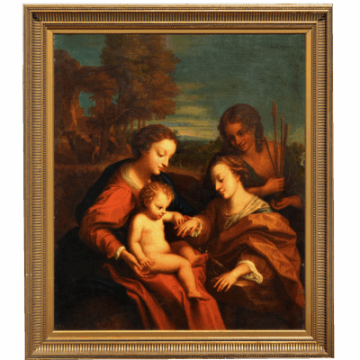 Antonio Allegri da Correggio “The Mystic Marriage of Saint Catherine” 32 x 28