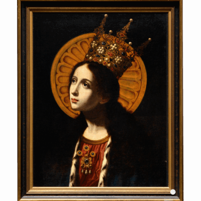 The Madonna and the Angel Gabriel