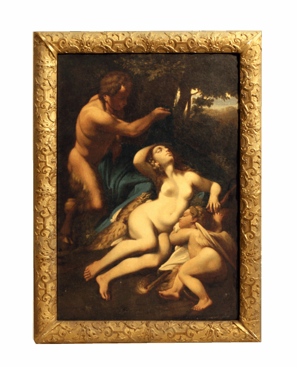 Venus, Cupid and a Satyr