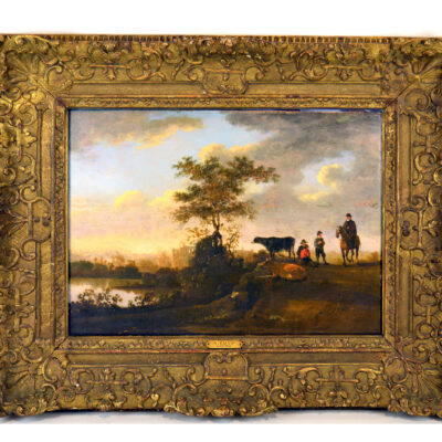 Pasture Near A Pond – School of Albert Cuyp