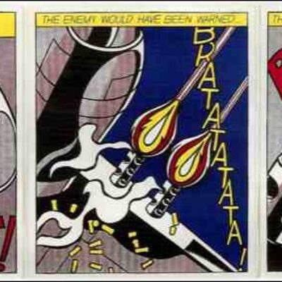 Roy Lichtenstein “As I opened fire…”